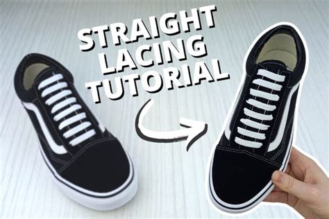 Straight Lacing Tutorial: EASY Guide (With Photos).